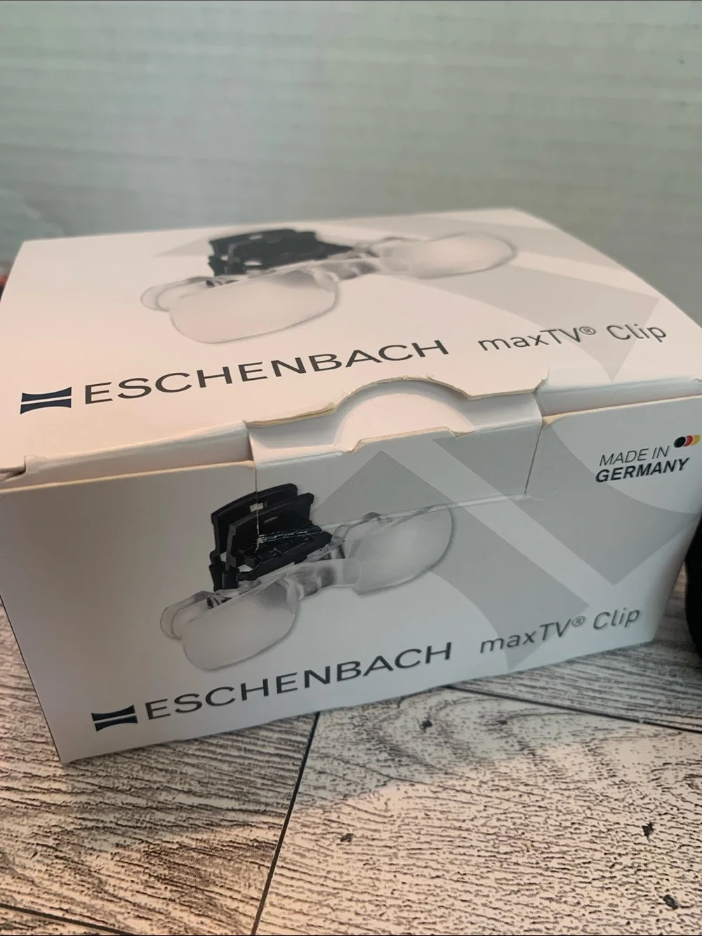 Eschenbach Clip on Glasses Max Detail 23g Magnification w/ case Brand New